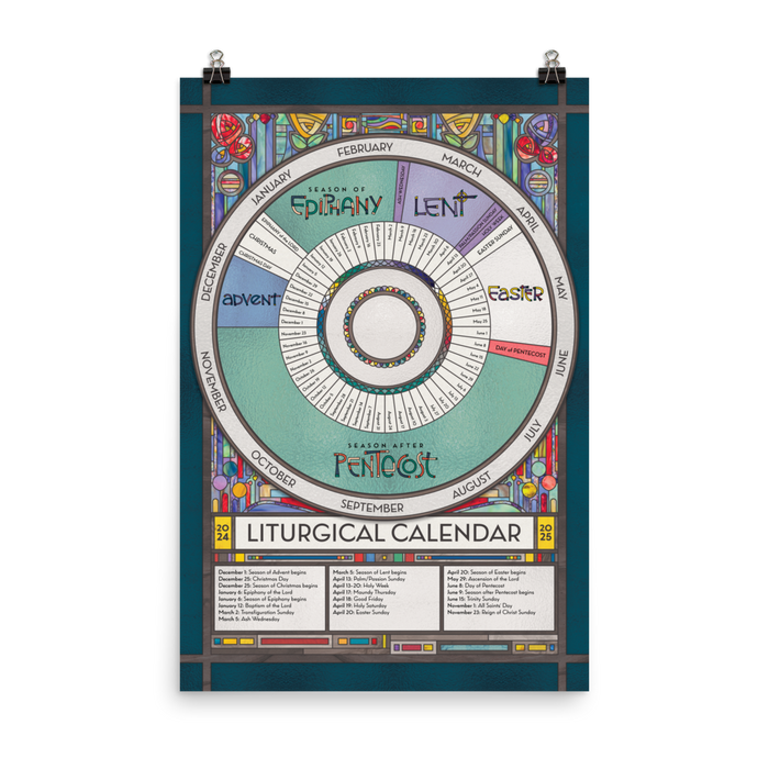 Liturgical Calendar Poster Print (2024–2025) — Illustrated Ministry liturgical-calendar-poster-print-2024-2025-illustrated-ministry