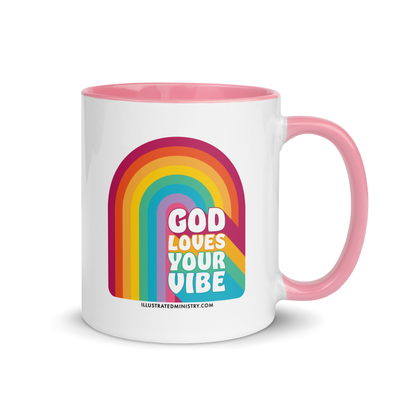"God Loves Your Vibe" Mug