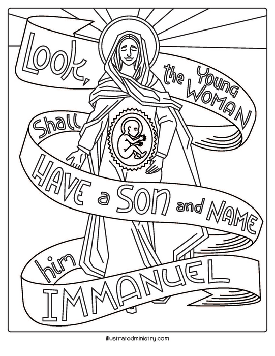 Bible Story Coloring Pages: Winter 2019-2020