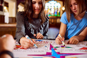 People coloring Advent Journey Coloring Posters
