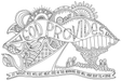 "God provides" Coloring Poster B&W