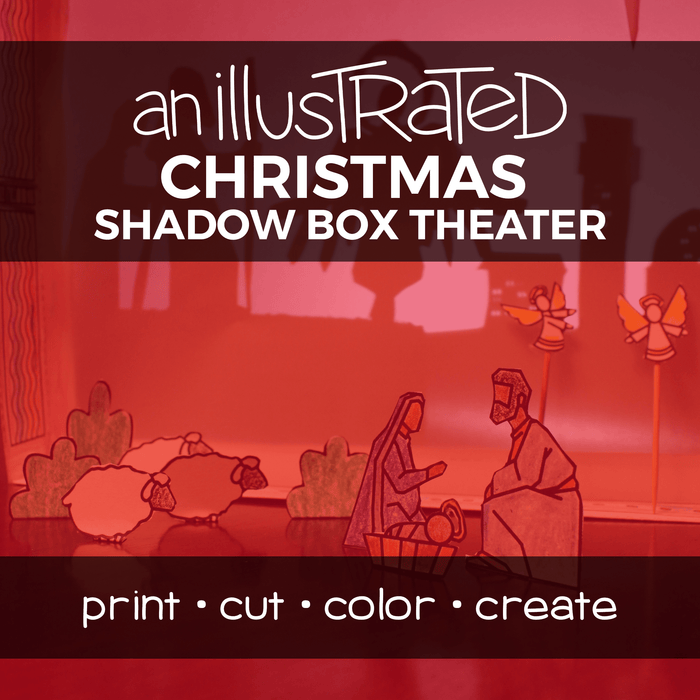 An Illustrated Christmas Shadow Box Theater