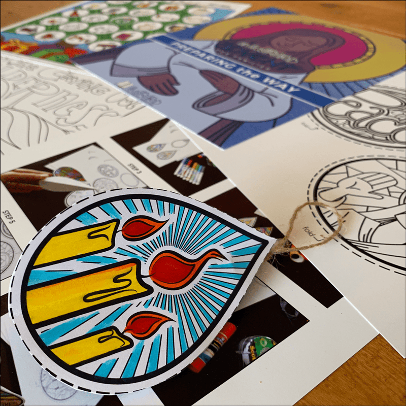 An Illustrated Advent for Families: Preparing the Way Ornament