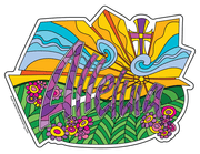 Alleluia Sunbeams Coloring Page & Poster
