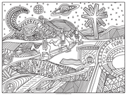 Three wisemen coloring poster