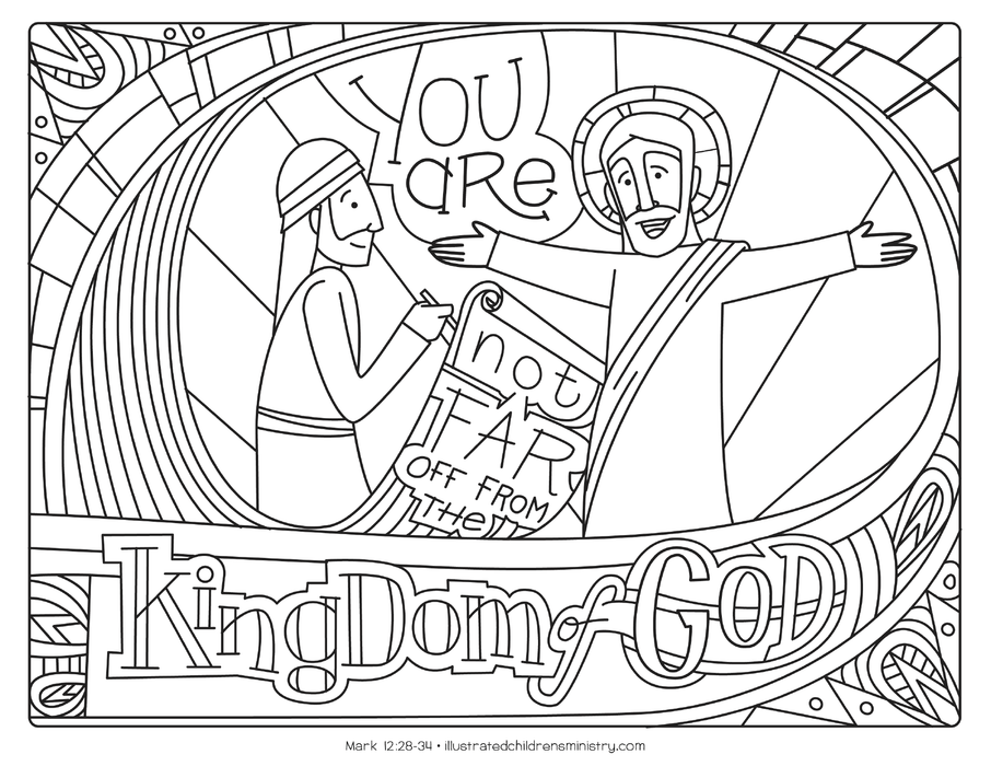 Worship Coloring Pages