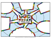 Today I Pray Coloring Page and Poster