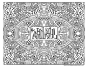 I am Thankful Coloring Page