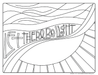 "Let there be light" coloring page