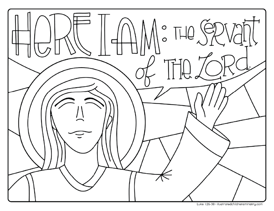 Bible Story Coloring Pages: Winter 2017-2018 — Illustrated Ministry