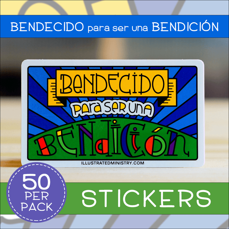 Bendecido para ser una Bendición Stickers