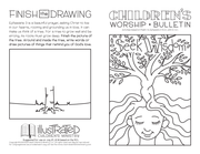 Children's worship bulletin