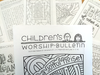 Children's Worship Bulletin