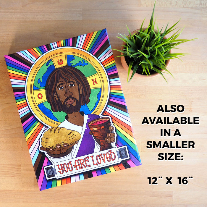 "You Are Loved" Jesus Canvas Print