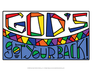 God's Got Your Back Coloring Page