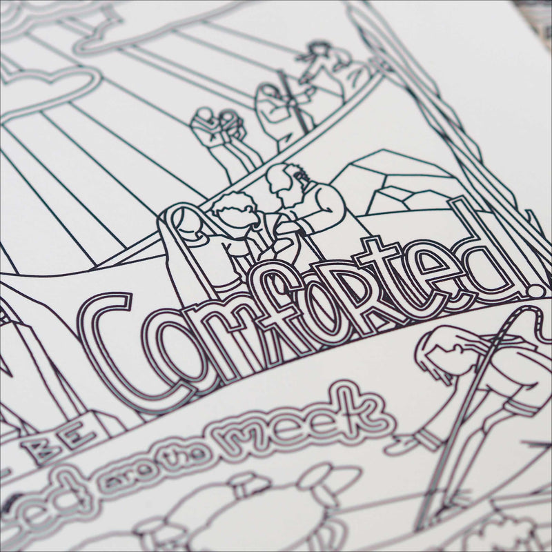 The Beatitudes Coloring Pages