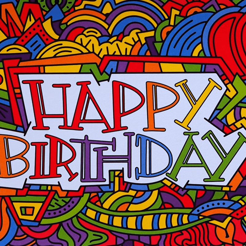 "Happy Birthday" Greeting Cards