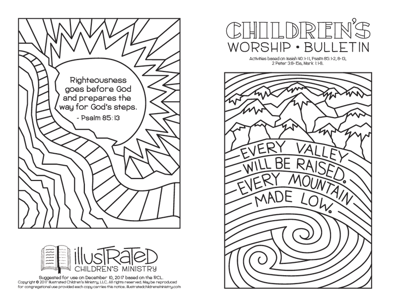 Children's Advent bulletin