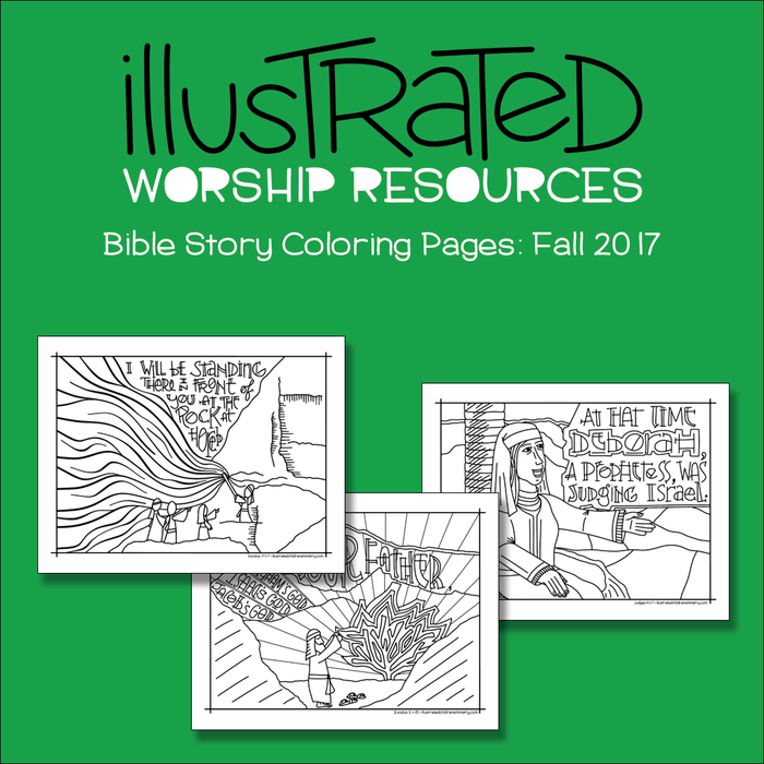 Bible Story Coloring Pages: Fall 2017