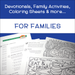 An Illustrated Compassion for Families Devotional, Activities, Coloring Sheets and more