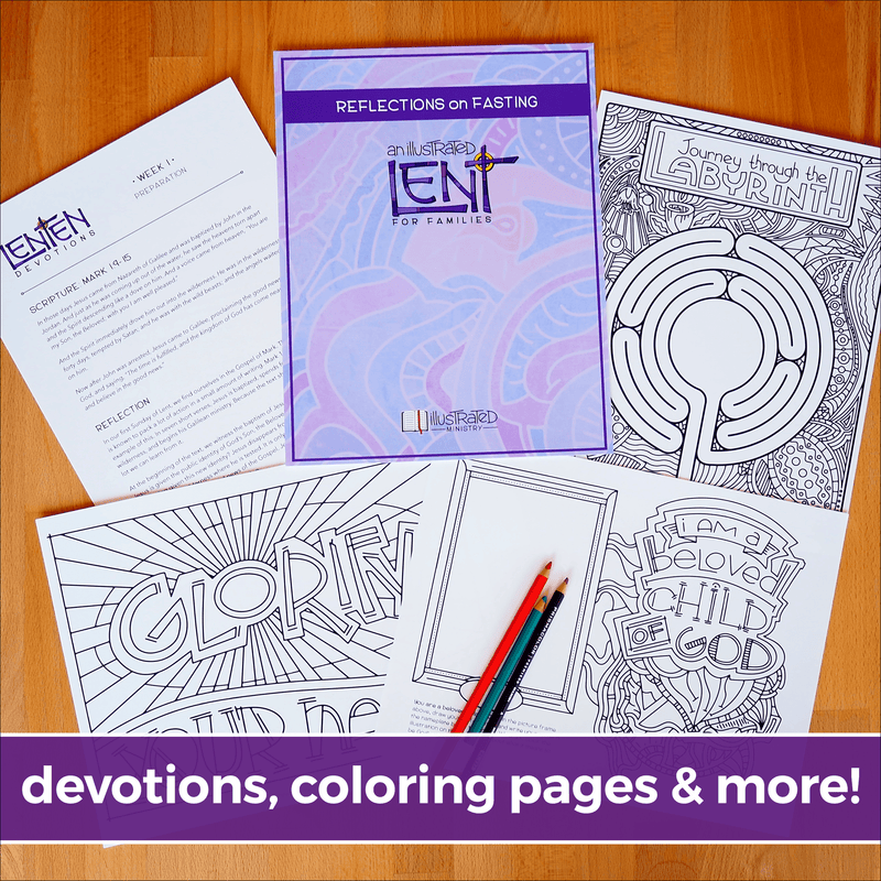 An Illustrated Lent for Families: Reflections on Fasting