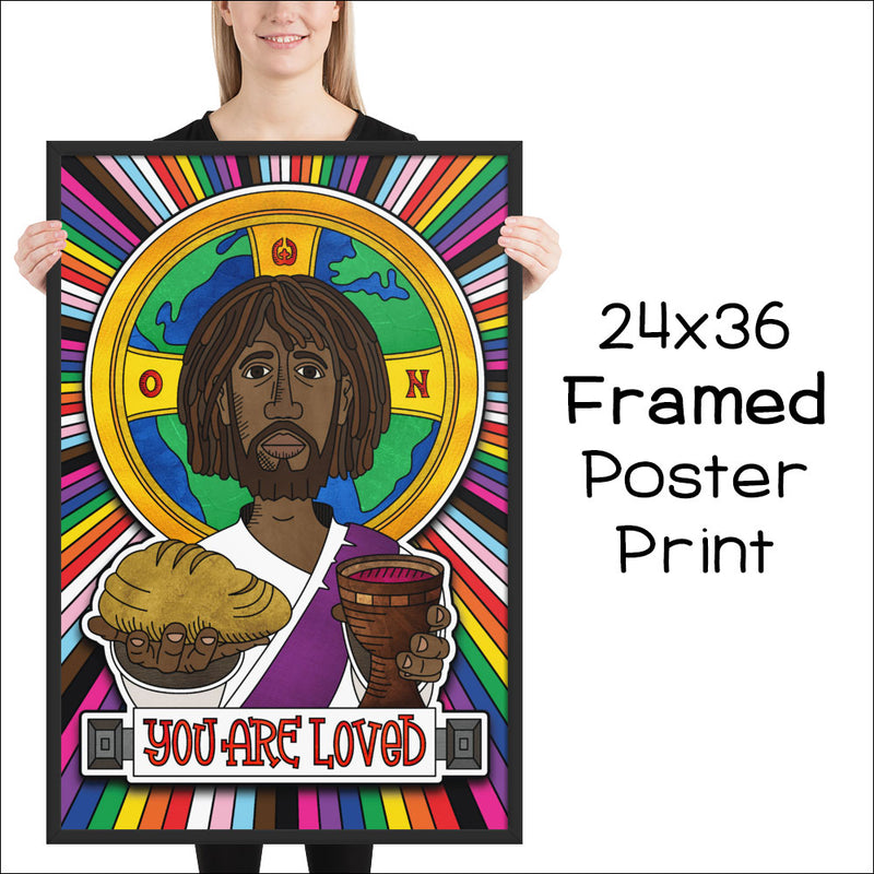 "You Are Loved" Jesus Poster Print