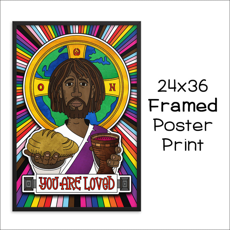 "You Are Loved" Jesus Poster Print
