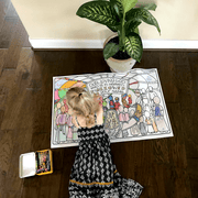 Coloring the Lord's Prayer curriculum coloring poster