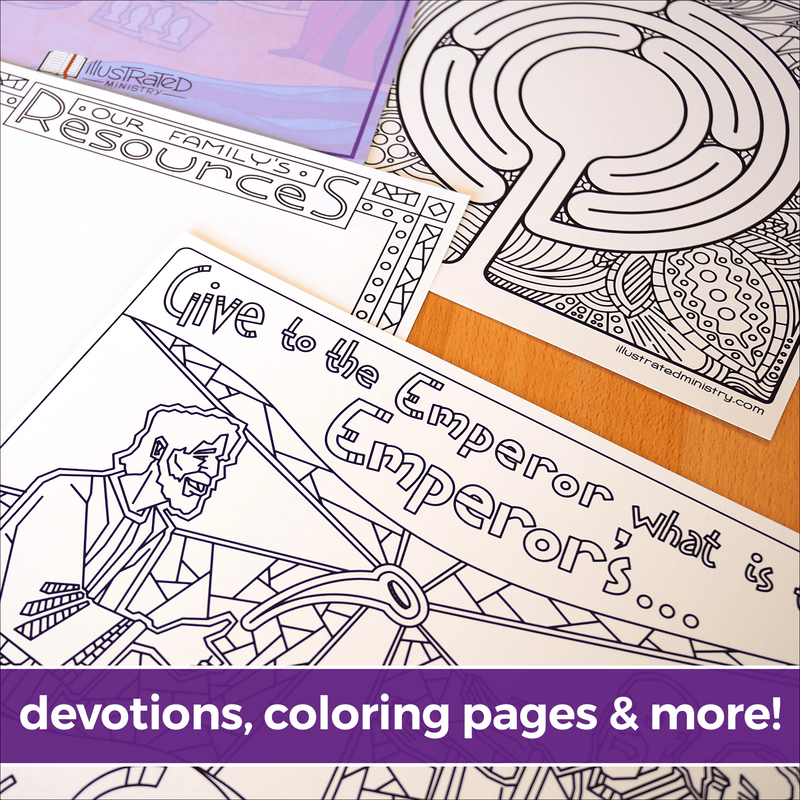 An Illustrated Lent for Families: Reflections on Giving