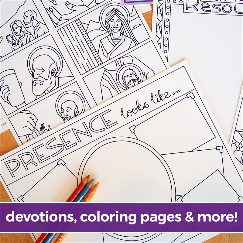 An Illustrated Lent for Families: Reflections on Giving