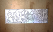 Mary's Song Coloring Poster - God is with us banner