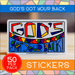 God's Got Your Back Stickers