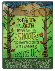 Illustration to accompany Advent children's moment