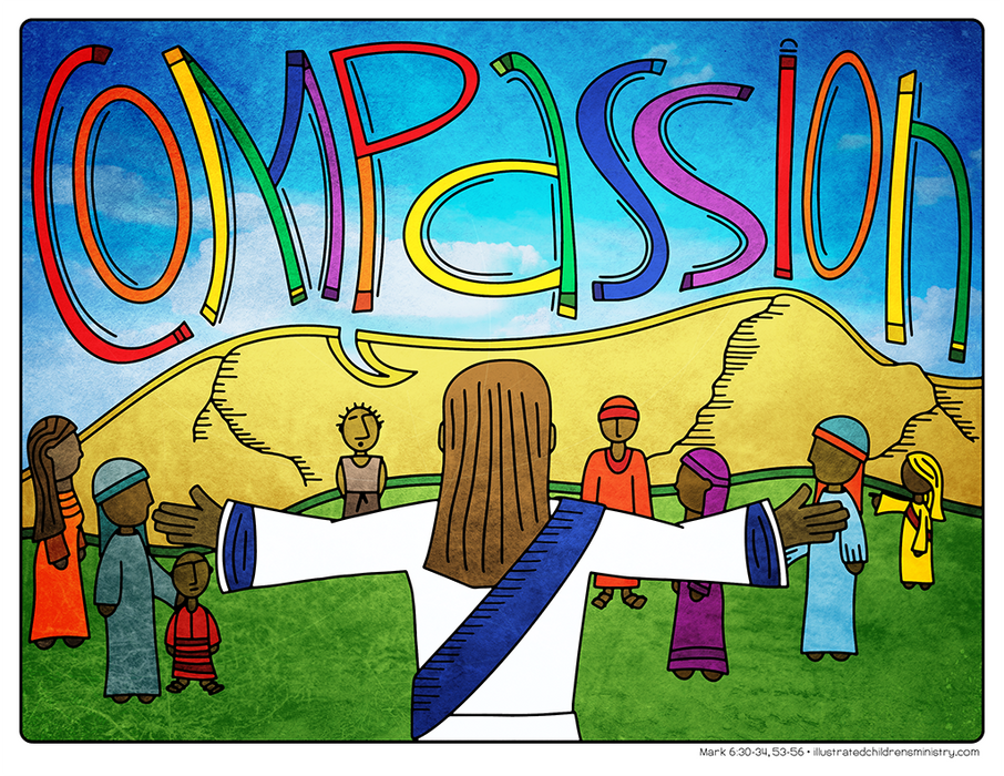 Illustration to accompany children's moment - Compassion