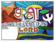 Illustration to accompany children's moment - Great are the ways of the Lord