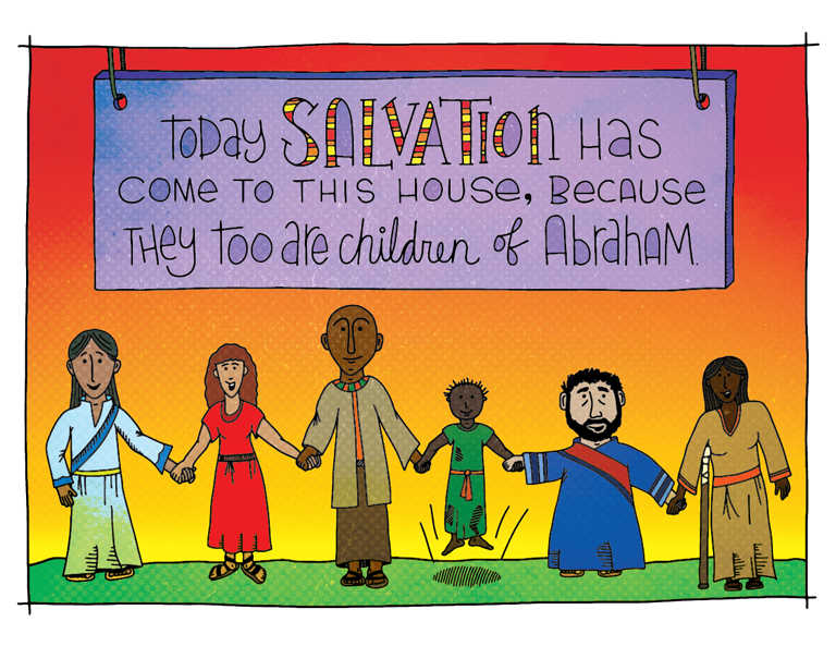 Illustration to accompany children's moment - children of Abraham