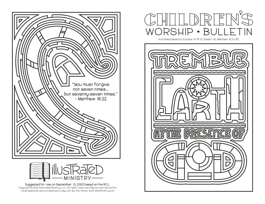 Illustrated Worship Children's Bulletins: Fall 2020