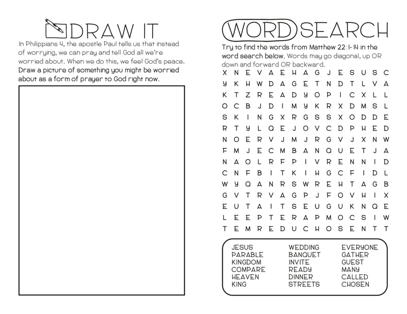 Illustrated Worship Children's Bulletins: Fall 2020