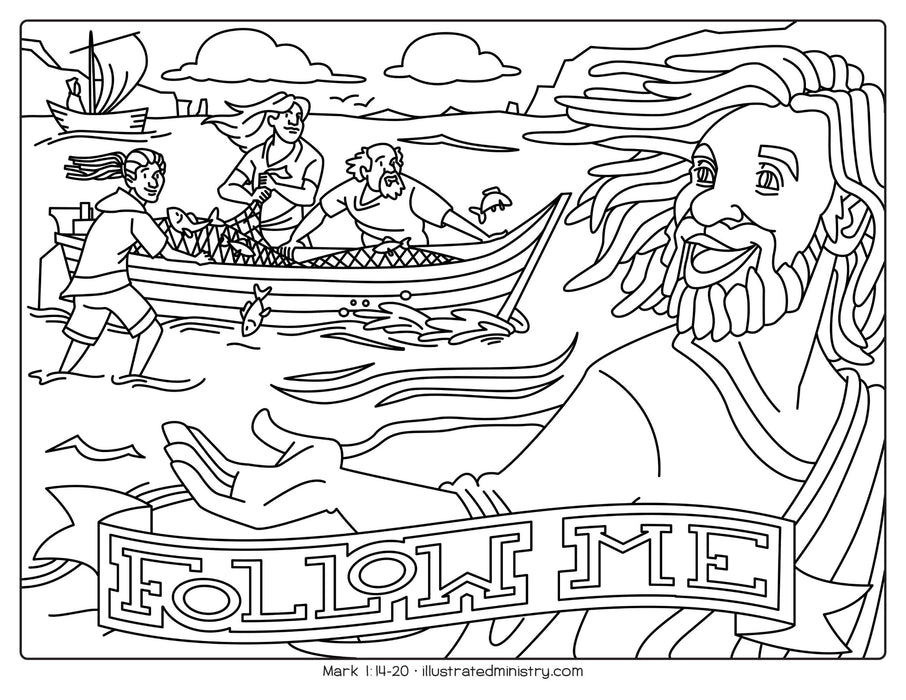 Bible Story Coloring Pages: Winter 2020-2021