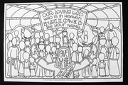 Coloring poster for the Lord's Prayer