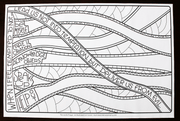 Poster from the Lord's Prayer curriculum coloring poster