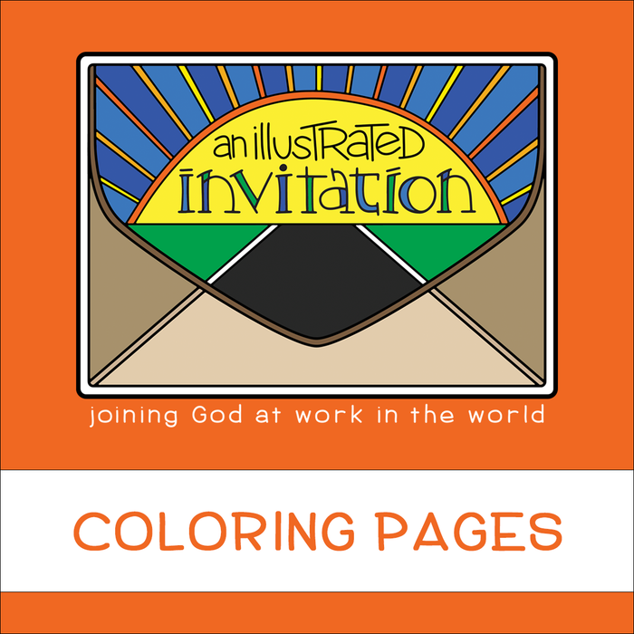 Illustrated Invitation Coloring Pages
