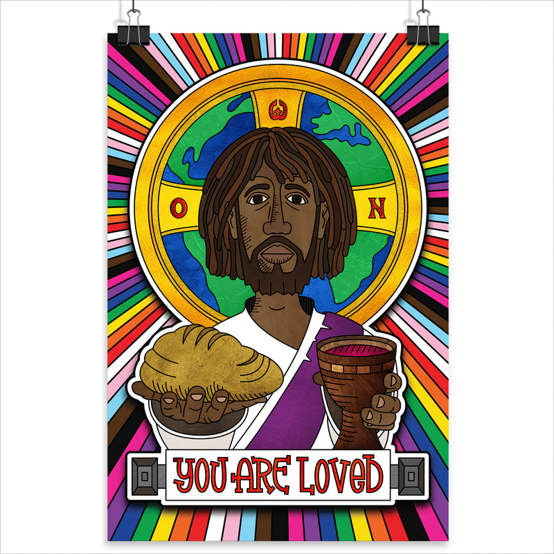 "You Are Loved" Jesus Poster Print