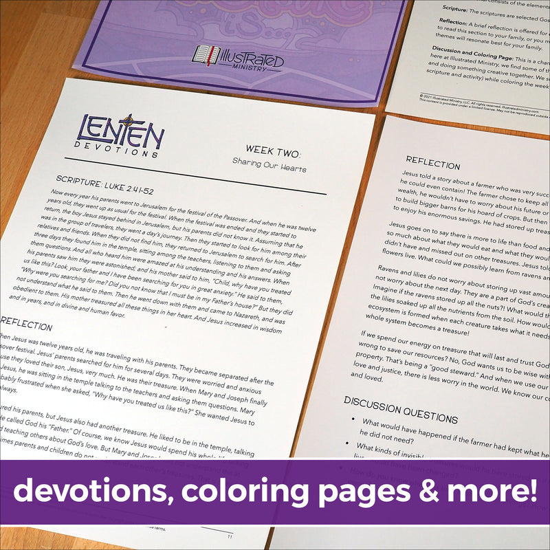 An Illustrated Lent for Families: Reflections on the Heart