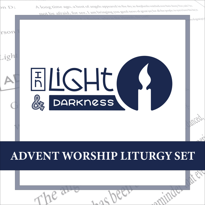 In Light and Darkness Advent Worship Liturgy Set