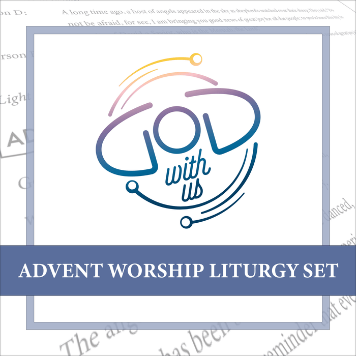 God With Us Advent Worship Liturgy Set