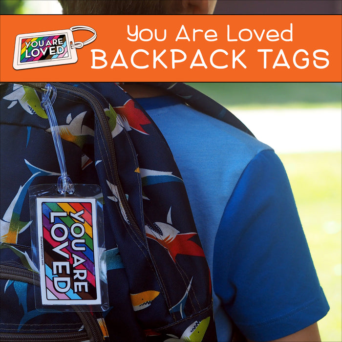 "You Are Loved" Backpack Tags