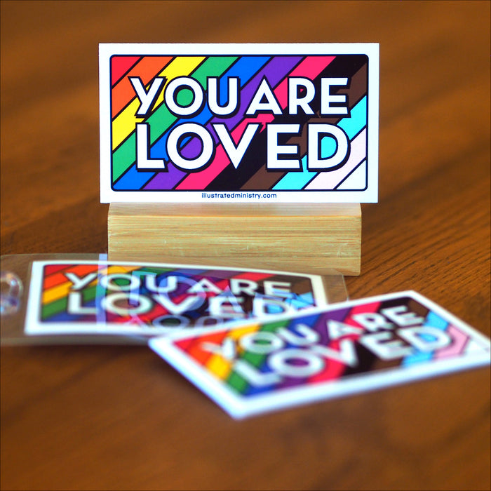 "You Are Loved" Backpack Tags