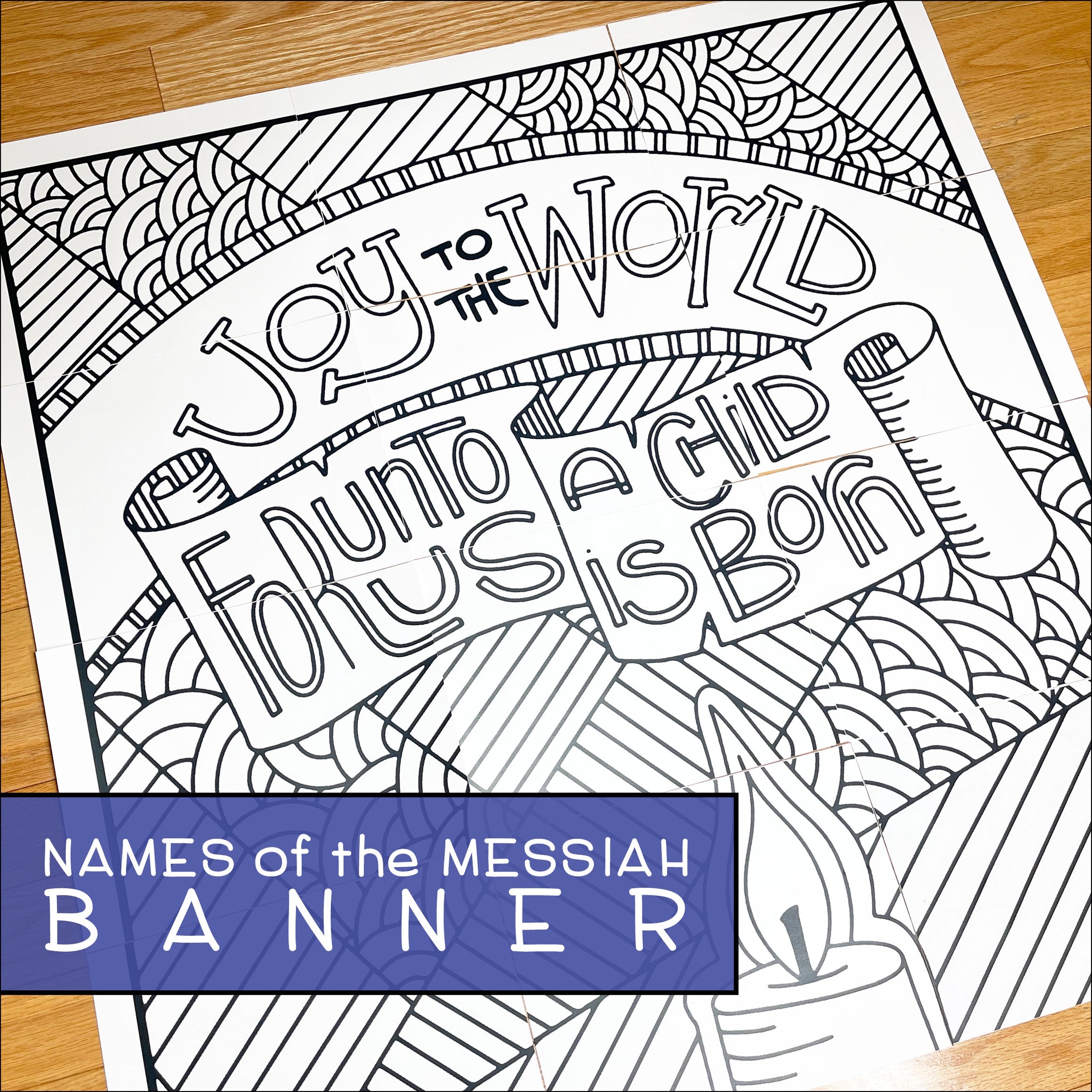Names of the Messiah Banner — Illustrated Ministry
