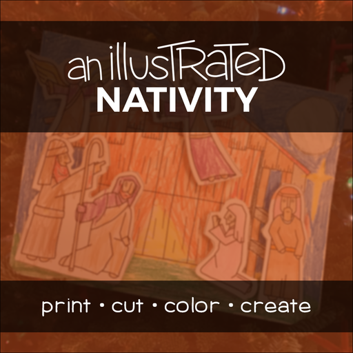 Make-your-own Nativity scene activity